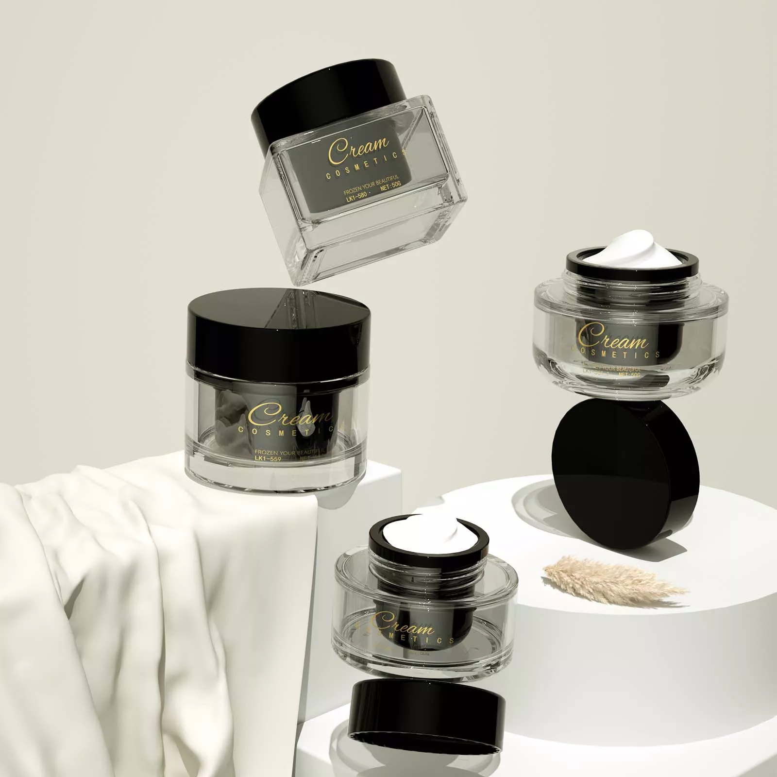 Cream Jar